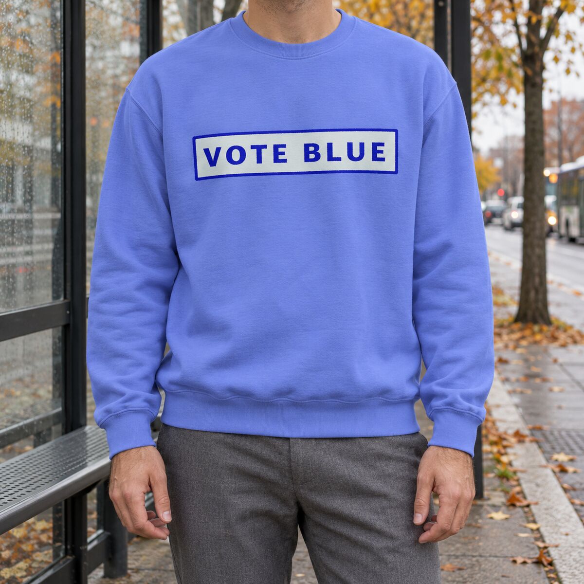 Vote Blue Sweatshirt